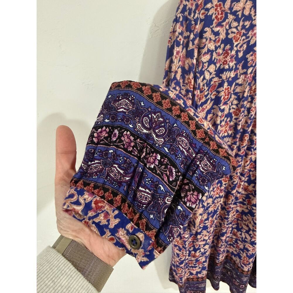 Knox Rose Boho Border Print LS Shirt Womens XL - Picture 8 of 9